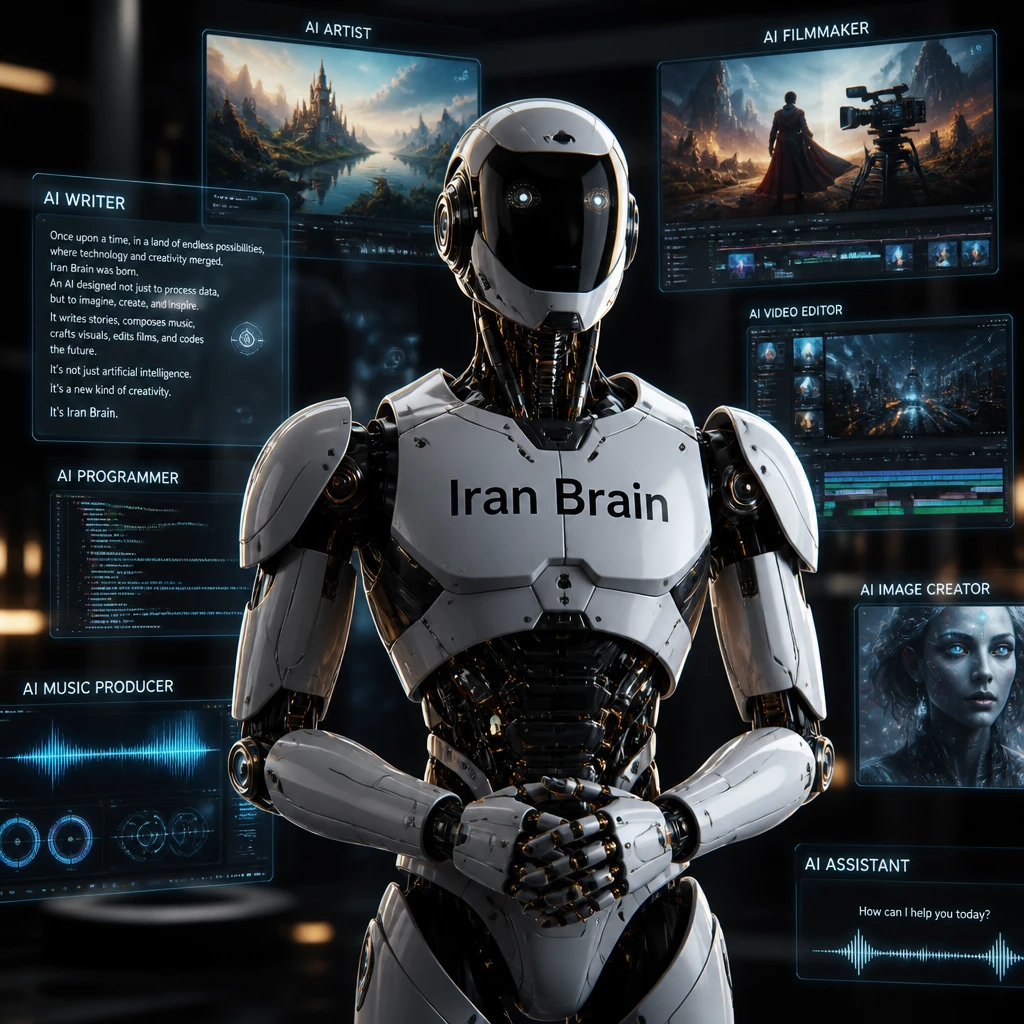 # AI Robot — Iran Brain

A hyper-realistic, futuristic humanoid AI robot…